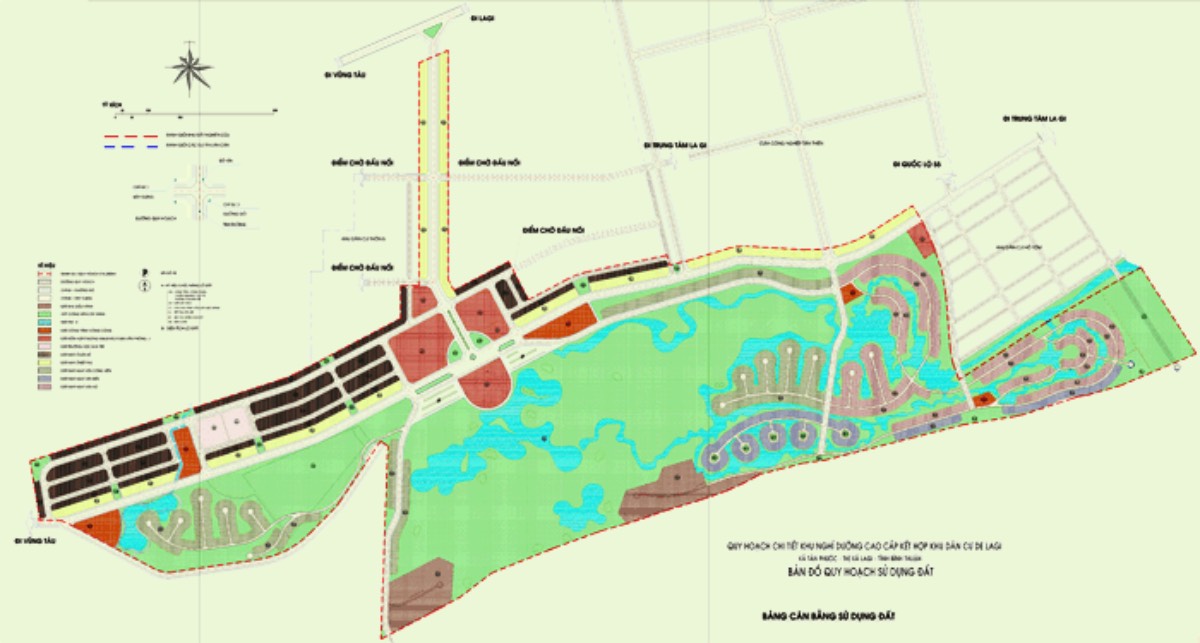 Bản đồ quy hoạch dự án De Lagi
