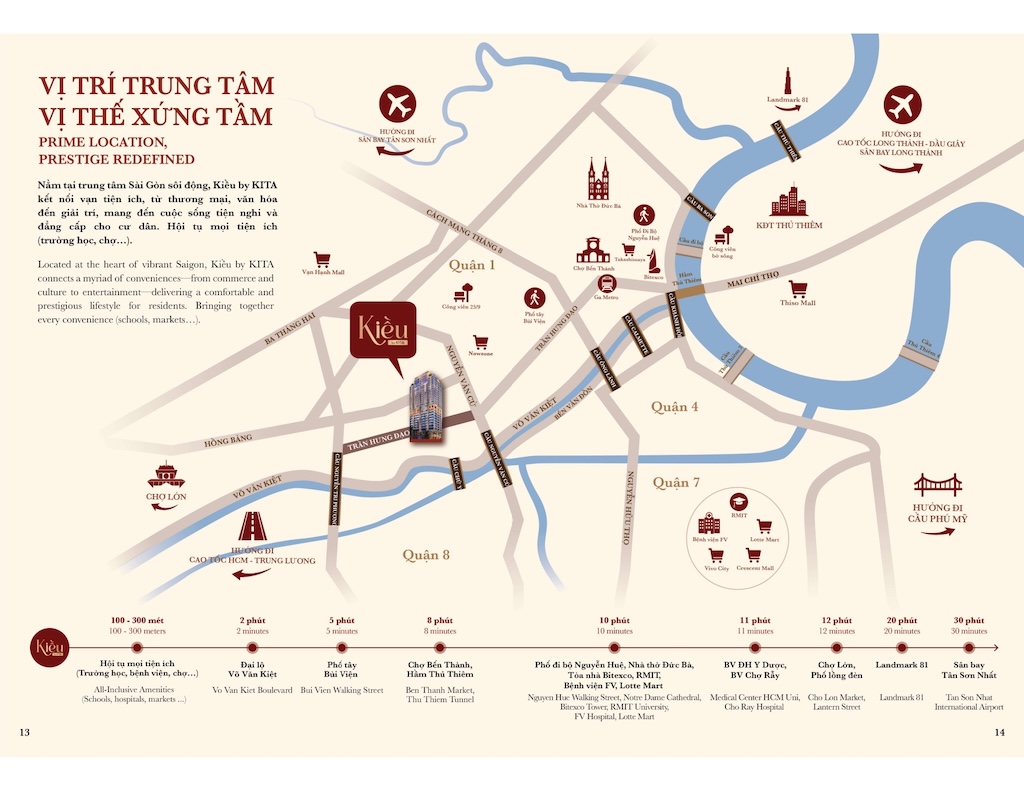 Vị trí dự án Kiều By Kita trên bản đồ khu vực