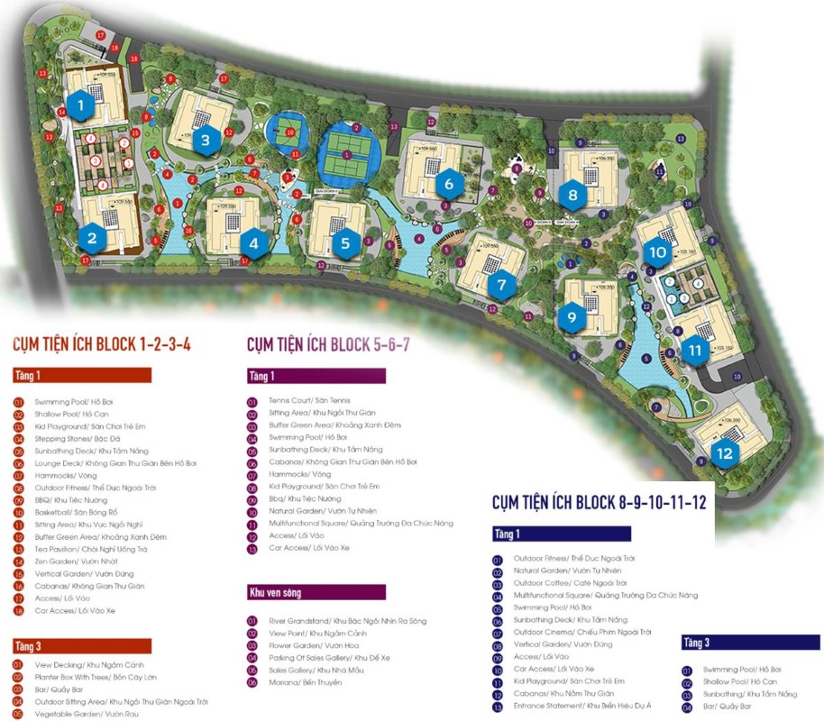 TIỆN ÍCH NỘI KHU THE PRIVE QUẬN 2