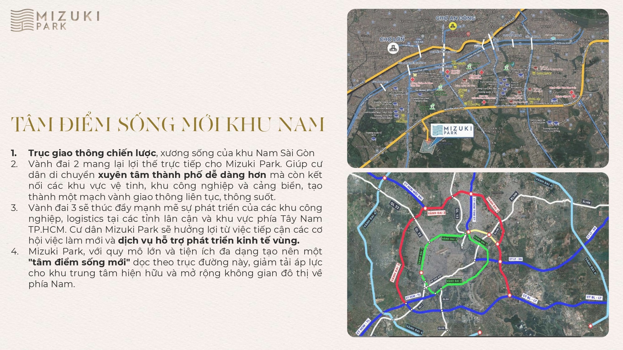 VỊ TRÍ TRELLIA COVE MIZUKY PARK NAM LONG - TÂM ĐIỀM ĐẦU TƯ NAM SÀI GÒN