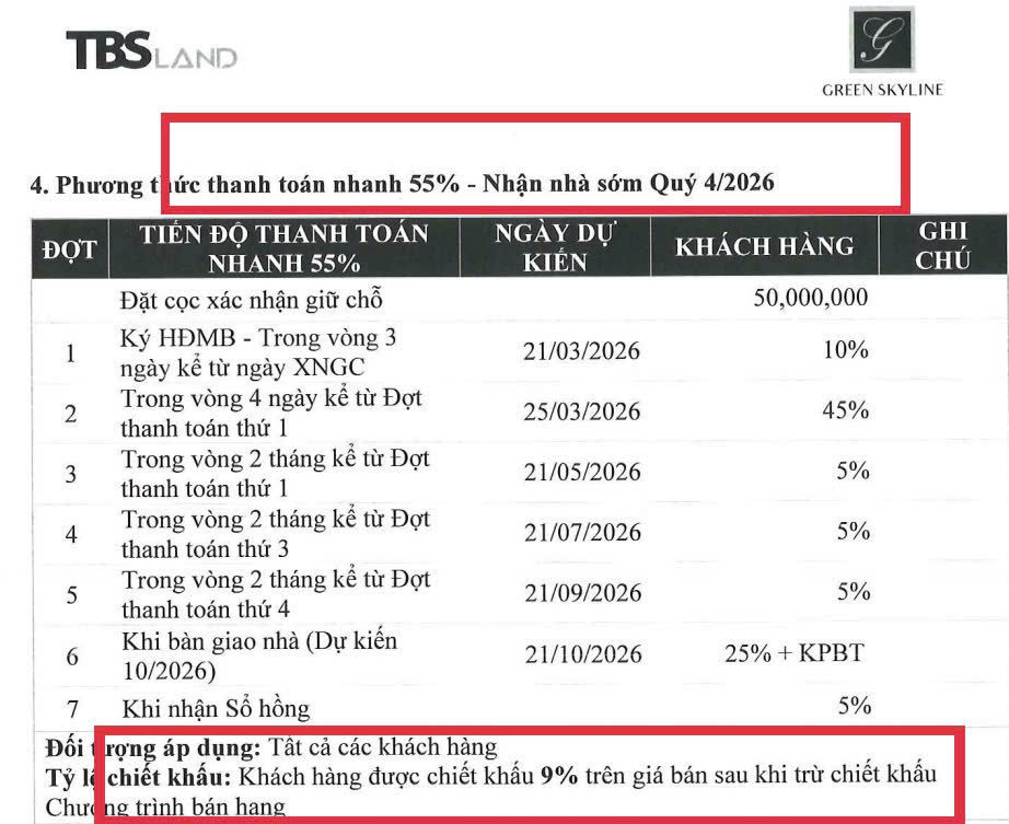 CHUNG CƯ GREEN SKYLINE ĐÔNG HÒA HCM