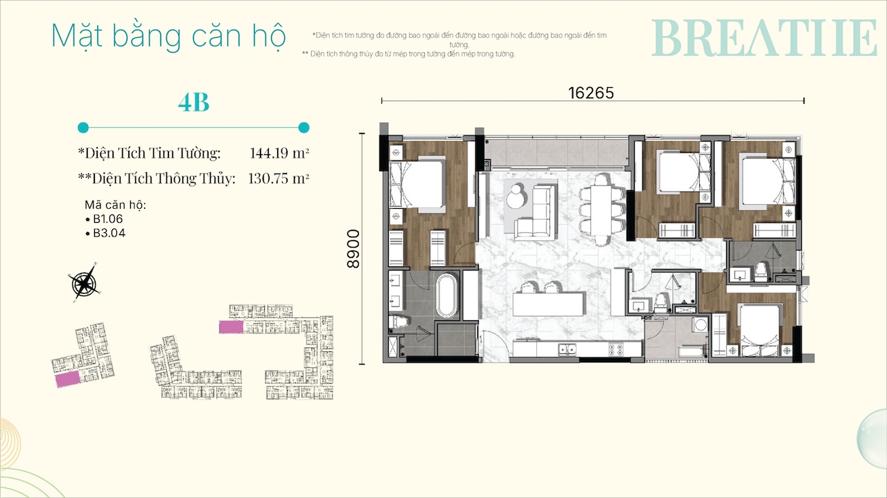MẶT BẰNG CĂN HỘ GLADIA HEIGHT QUẬN THỦ ĐỨC