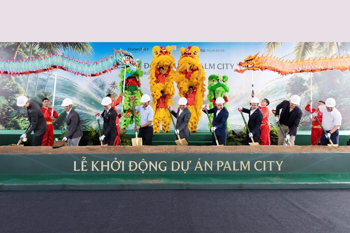 Hướng Việt Properties đã chính thức khởi công phân khu Palm River vào ngày 16.6.26