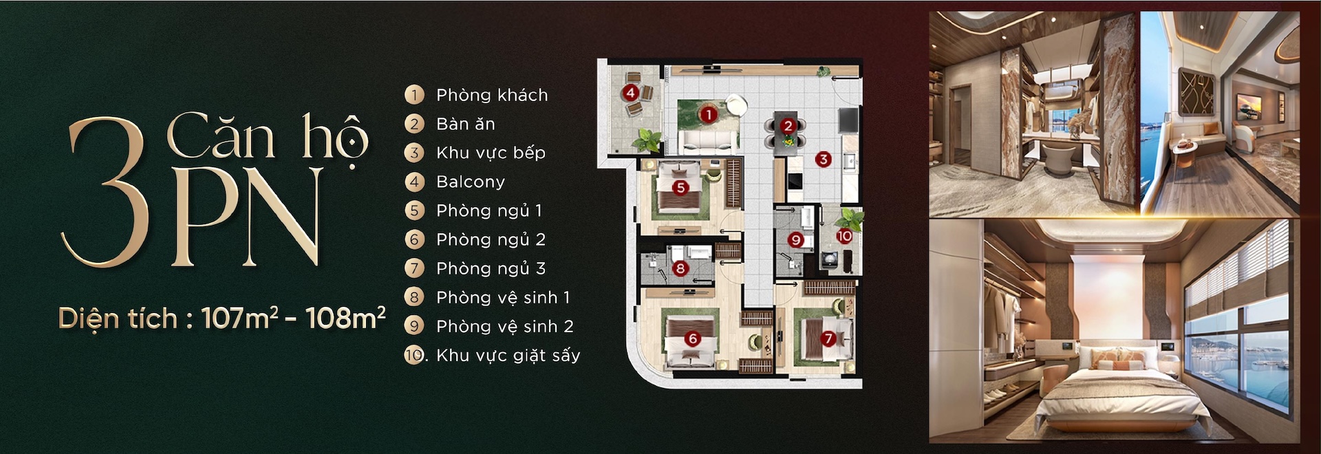 LAYOUT CĂN HỘ DỰ ÁN PALM RIVER