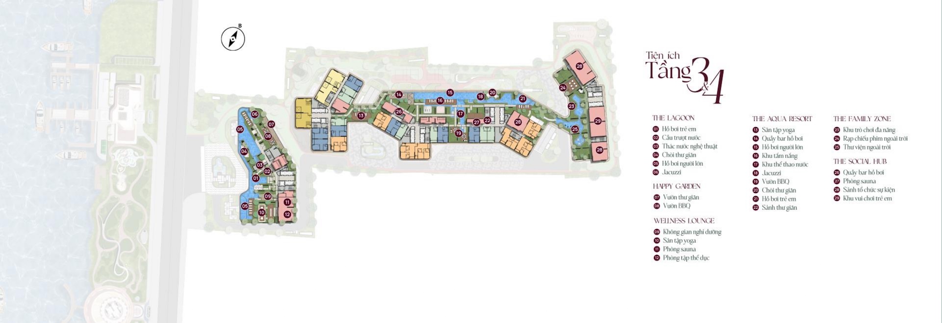 TIỆN ÍCH DỰ ÁN PALM RIVER QUẬN 2