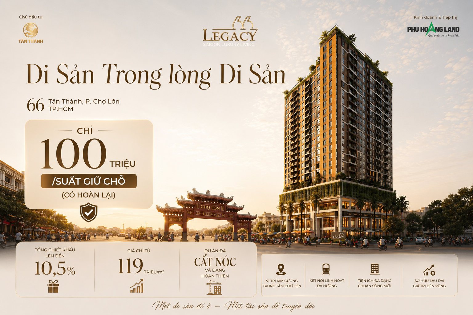 CHÍNH SÁCH BÁN HÀNG LEGACY 66 CHỢ LỚN